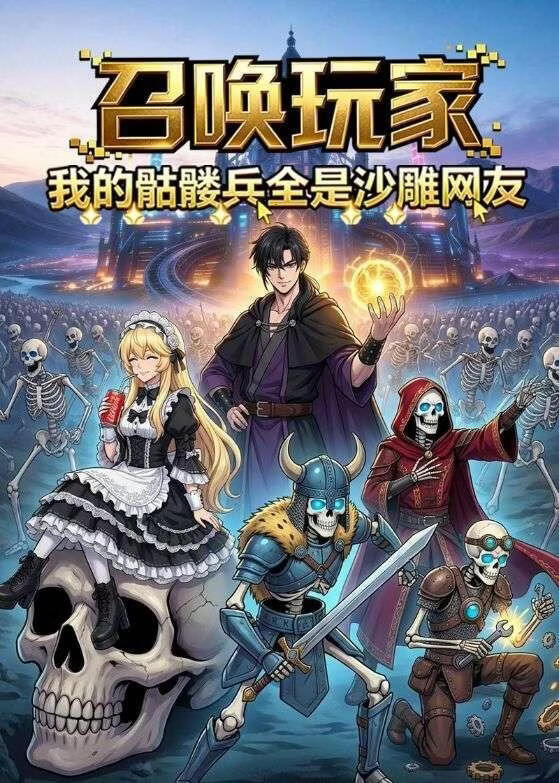 召唤玩家：我的骷髅兵全是沙雕网友(全集)