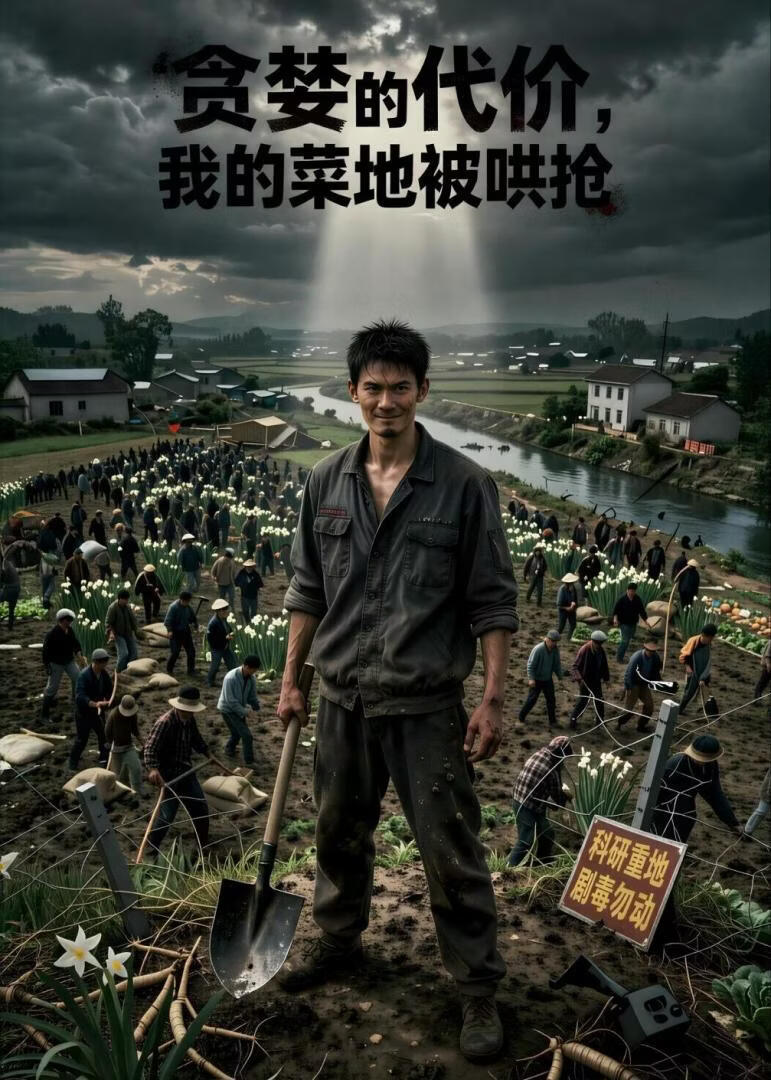 贪婪的代价，我的菜地被哄抢(全集)